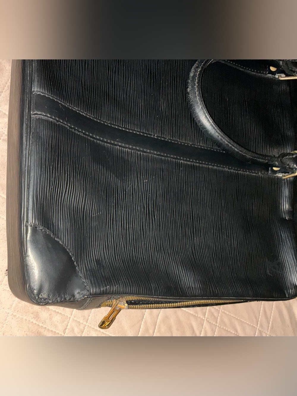 Louis Vuitton Porte-Documents Briefcase – Black Epi Leather | Vintage 👀 - Picture 9 of 15